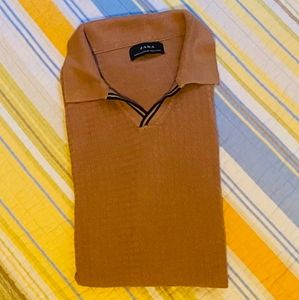 Zara Wave Textured Polo
